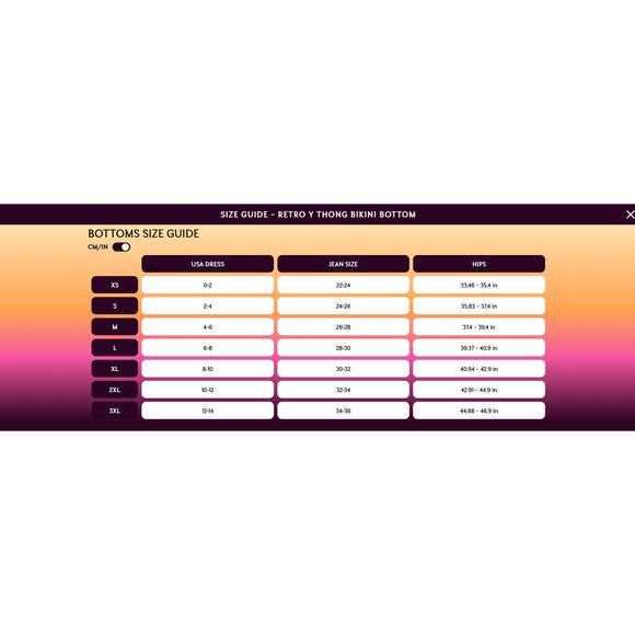 Kulani Kinis Retro Y Thong Bikini Bottom - Grape Spritz - High Cut Ruched Sides - Picture 8 of 10